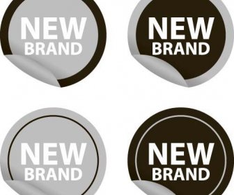New Design Stickers Vectors