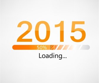 New Year 2015 Loading Background
