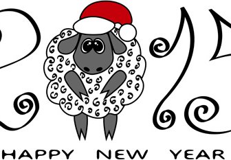 New Year15 Sheep Background Graphics