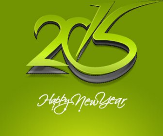 New Year15 Text Design Set Vector