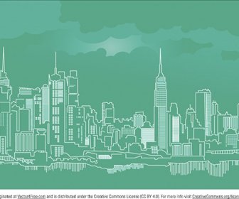 New York City Skyline Vektor