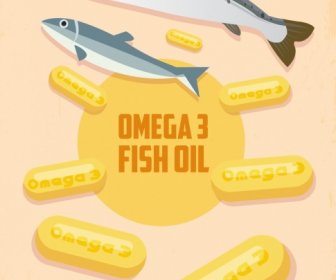 Omega Promotion Banner Fishes Capsule Icon Decor