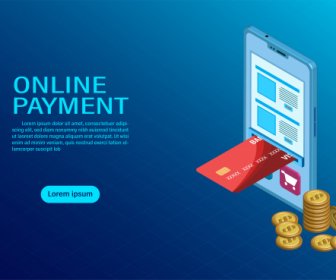 Online Payment With Mobile Protection Of Money In Cellphone Transactions Modern Flat Design Isometric Illustration