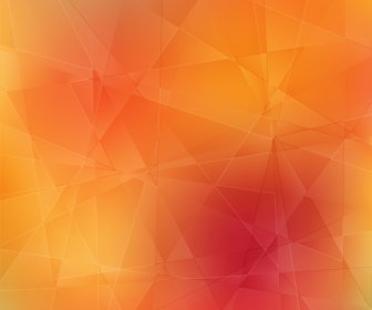 Orange 3d Geometric Abstract Background