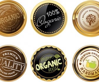 Organic Badge Design Templates