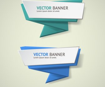 Origami Business Banners Design