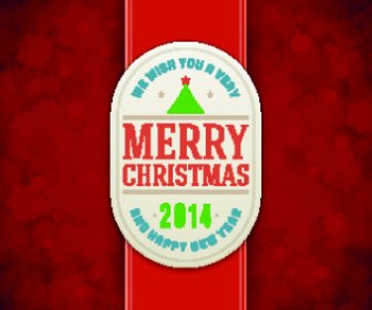 華やかなクリスマス カード デザインのベクトル
