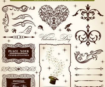Ornate Classic Floral Vector