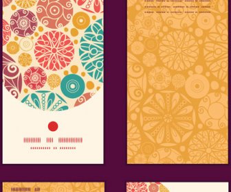 Декоративные цветочные баннеры с векторных карт