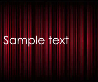 Ornate Red Curtain Vector Background
