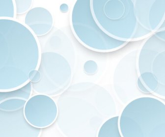 Overlapping Circle Abstract Background