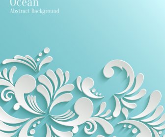 Paper Spindrift Abstract Background Vector