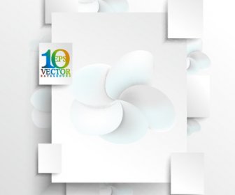 Paper Square Abstract Vector Background