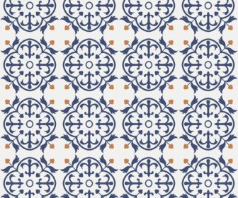 Pattern Template Classical Repeating Symmetrical Decor