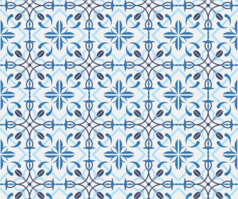 Muster-Vorlage Wiederholen Symmetrische Nahtlose Dekor