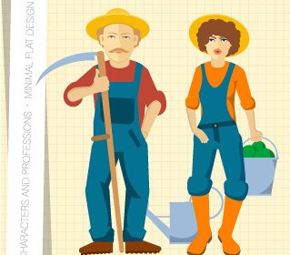 People And Professions Vector Set