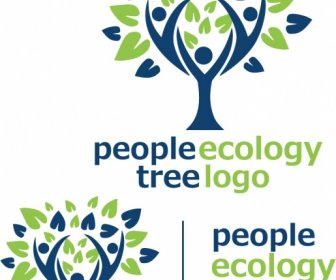 人々 生態木ロゴ 7