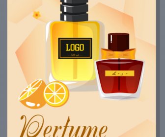 Perfume Publicidad Banner De Lujo Elegante Decoración Elegante