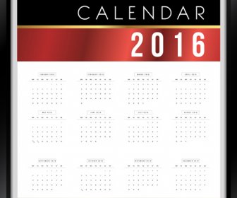 フォト フレーム Calendar16 ベクトル
