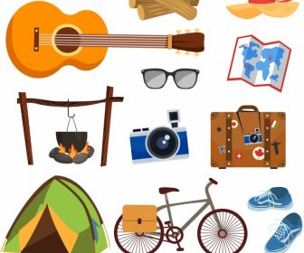 Picnic Design Elements Personal Objects Sketch