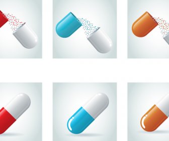 pill capsule medical collection