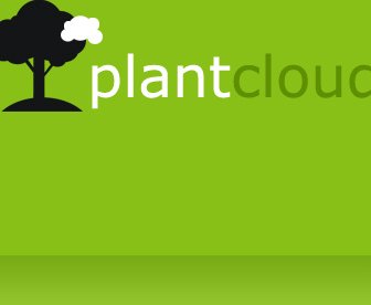 植物と雲の背景のベクトル