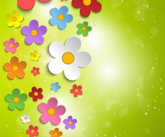 Plant And Spring Design Vector