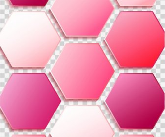 Latar Belakang Poligonal Dekorasi Modern Pink