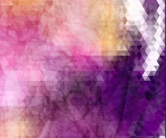 Polygons Blurred Background Vector