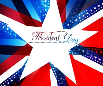 Presidentes Dia Dia Da Independência Americana Estrelas No Vetor De Plano De Fundo Da Bandeira Americana