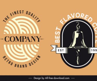продукты Logotypes отпечатков пальцев колокола эскиз классический плоский дизайн