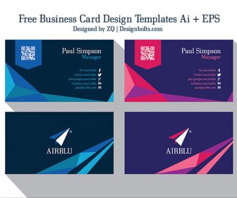 Professionelle Premium-Visitenkarten-Design-Vorlagen