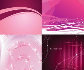 Purple Dynamic Lines Background Vector