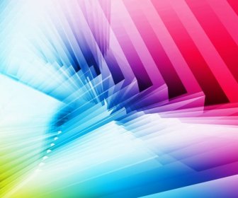 Rainbow Colorful Background Abstract Design Vector Graphic