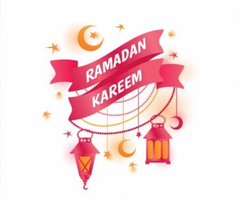 Ramadan Kareem Urlaub Grußkarte
