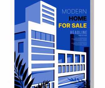  Immobilien-Plakatvorlage Moderne Architektur Dekor