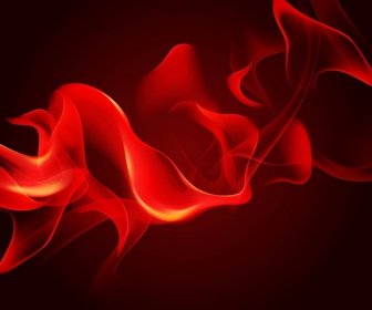Realistic Flame Background Vector