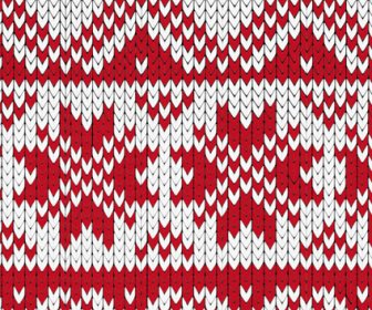 Red And White Fabric Pattern Vector