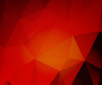 Red Geometry Abstract Background