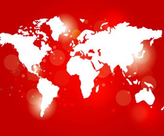 Grafis Vektor Gratis Kartu Merah Dunia