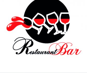 レストランのロゴのデザイン要素ベクトル セット