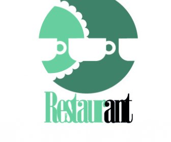 Restoran Logolar Tasarım öğeleri Vektörler Kümesi