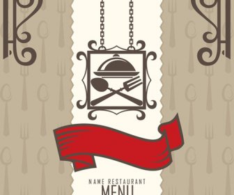 Restaurant Menus Design Cover Template Vector
