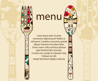 Restaurant Menus Design Cover Template Vector