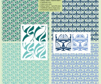 Retro Decorative Pattern Seamless Vector Graphic