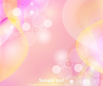 Romantic Circle And Curve Abstract Background