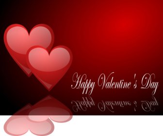 Hari Happy Valentine Romantis Kartu Vektor