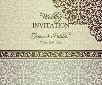 Romantic Ornate Wedding Invitations