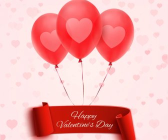 Romantisches Valentinstag-Geschenk-Karten-Vektoren