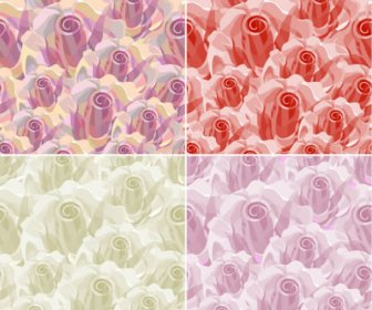Rose Background Vector Graphic